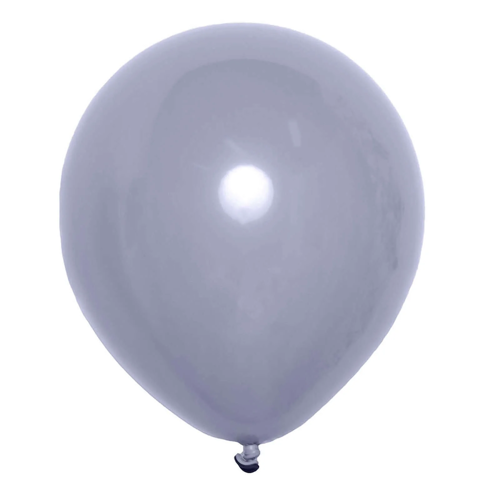 25 Pack 10" Matte Blue Gray Double Stuffed Prepacked Latex Balloons - Image 7