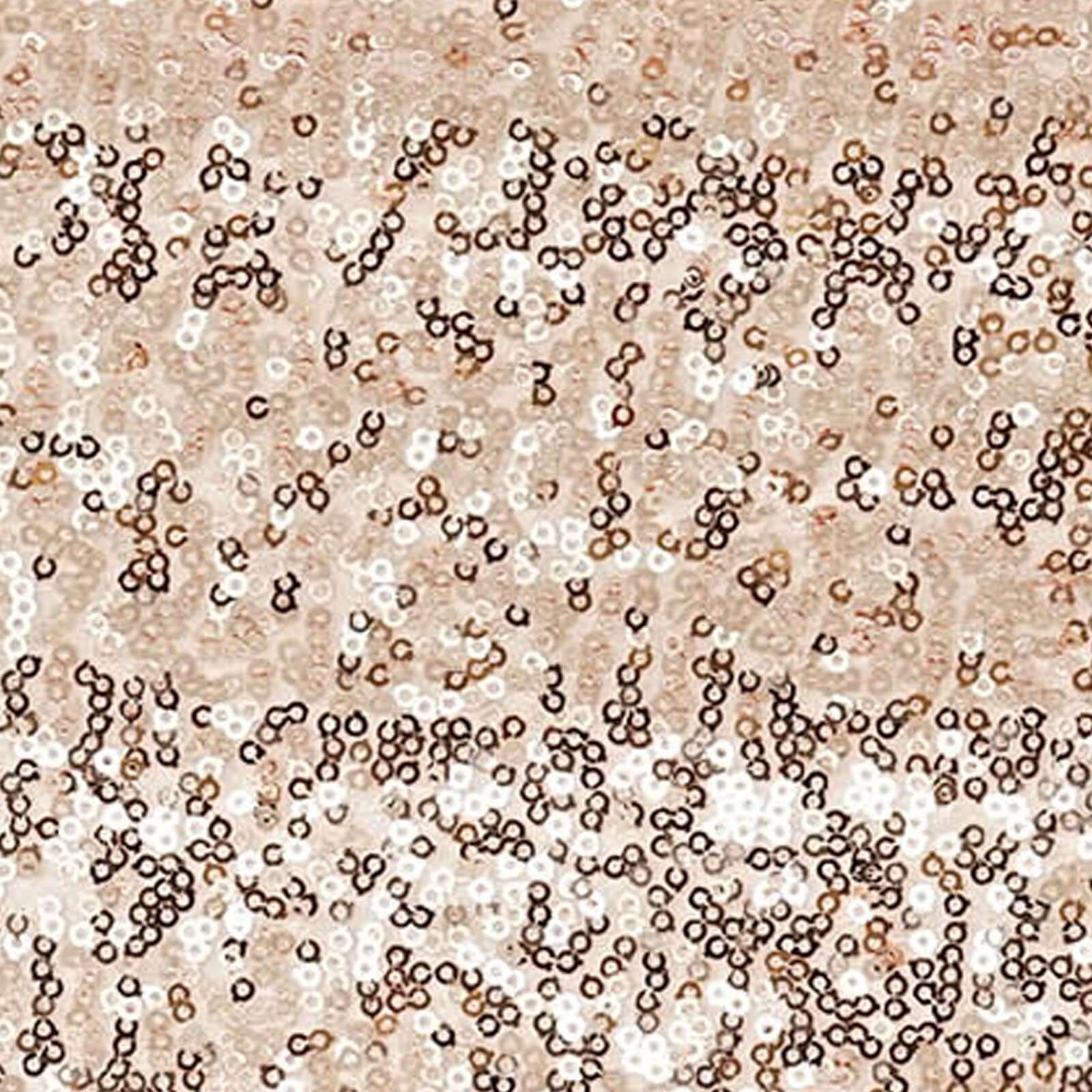 5 Pack Sequin Spandex Chair Sashes Blush - Stretch Chair Bands 6"x15" - Image 11