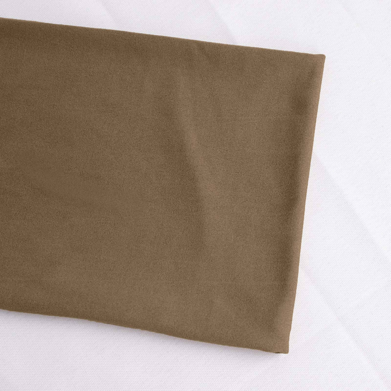 5 Pack Stretch Spandex Chair Sashes Taupe - Fitted Finish Two Ply Heavy Duty Chair Bands 5"x12" - Image 11