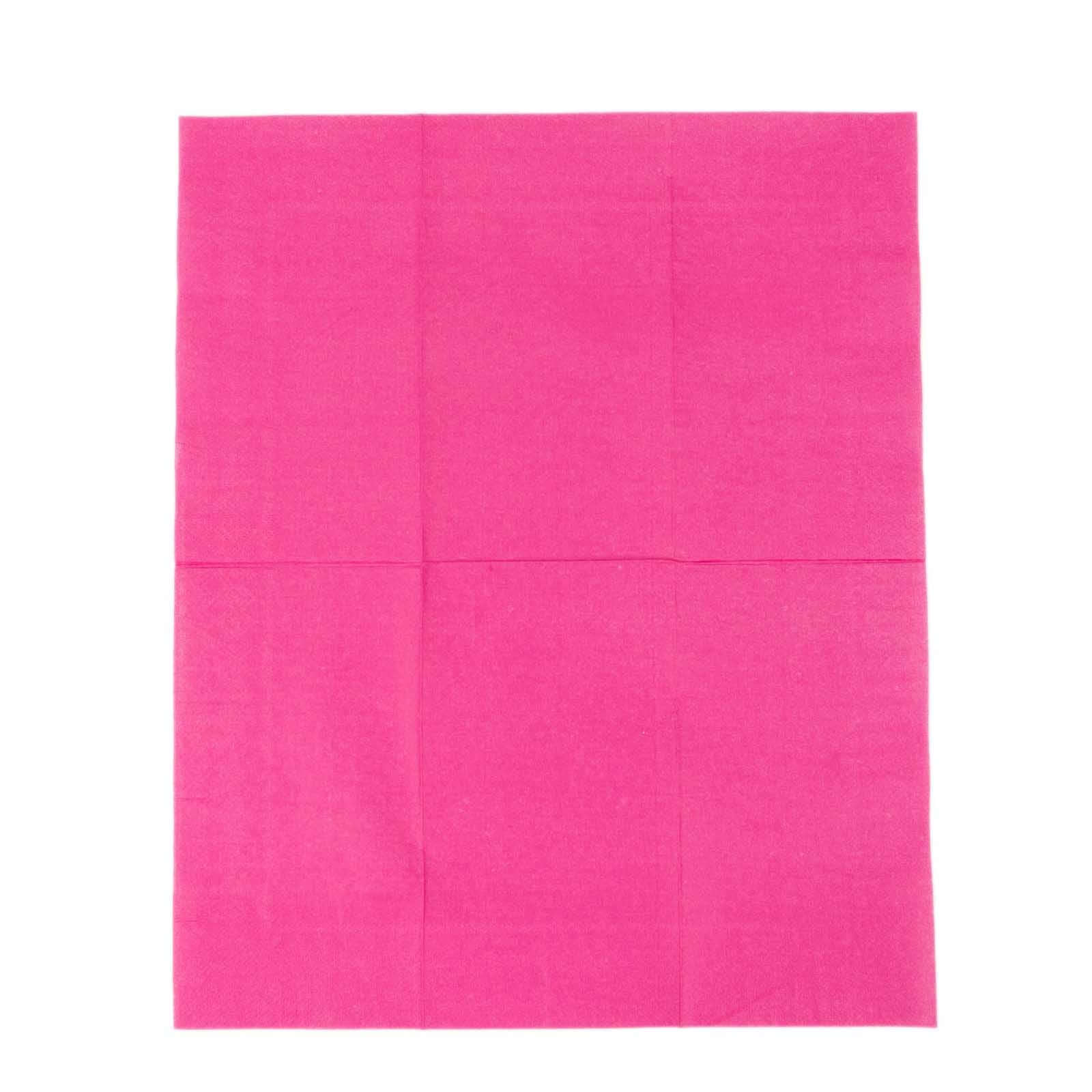 50-Pack Paper Napkins Fuchsia - Soft Disposable 2-Ply Dinner Napkins for Weddings - Image 7