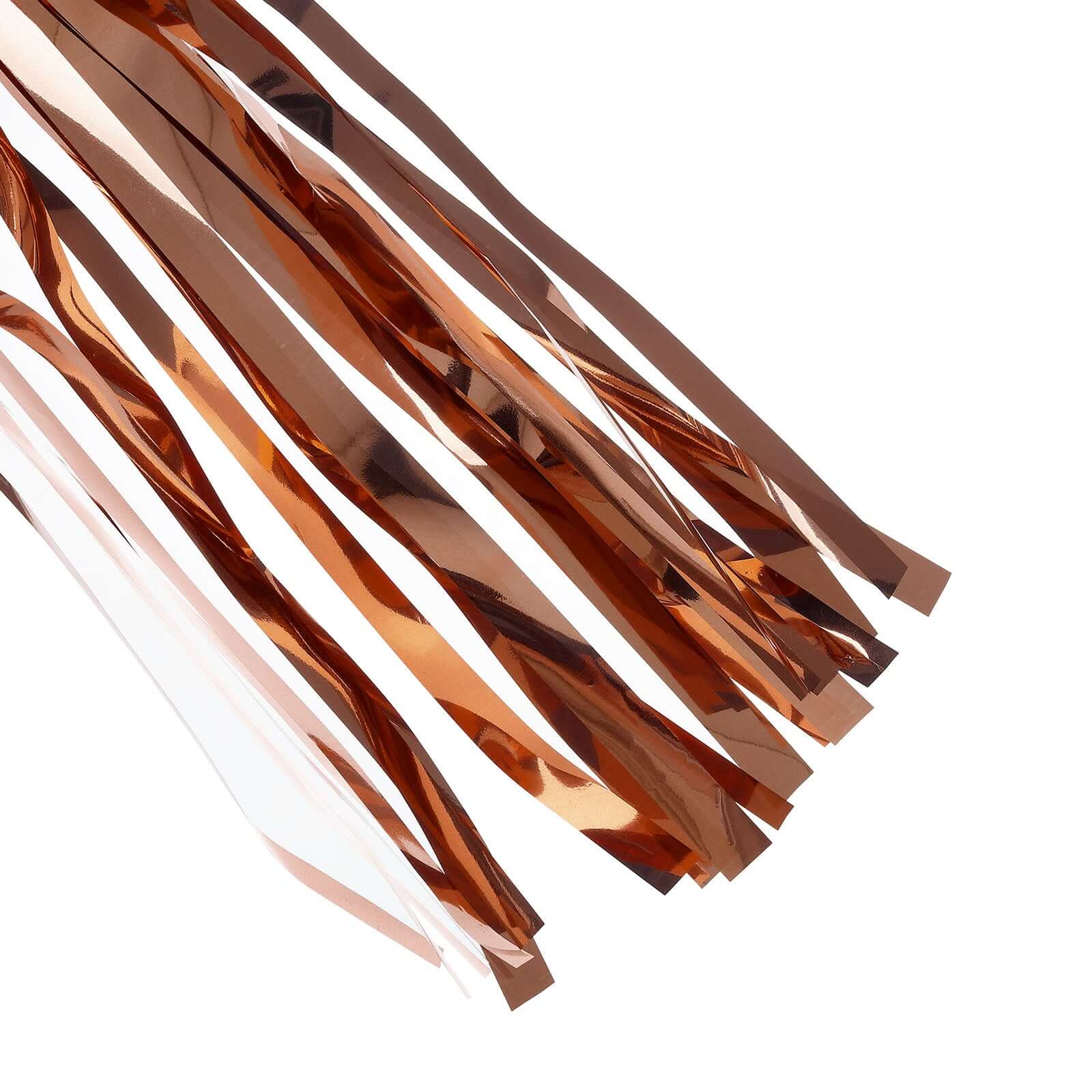 7.5ft Long Rose Gold Hanging Foil Tassel Garland, Metallic Tinsel Fringe Banner Party Streamer Backdrop Decorations - Image 13
