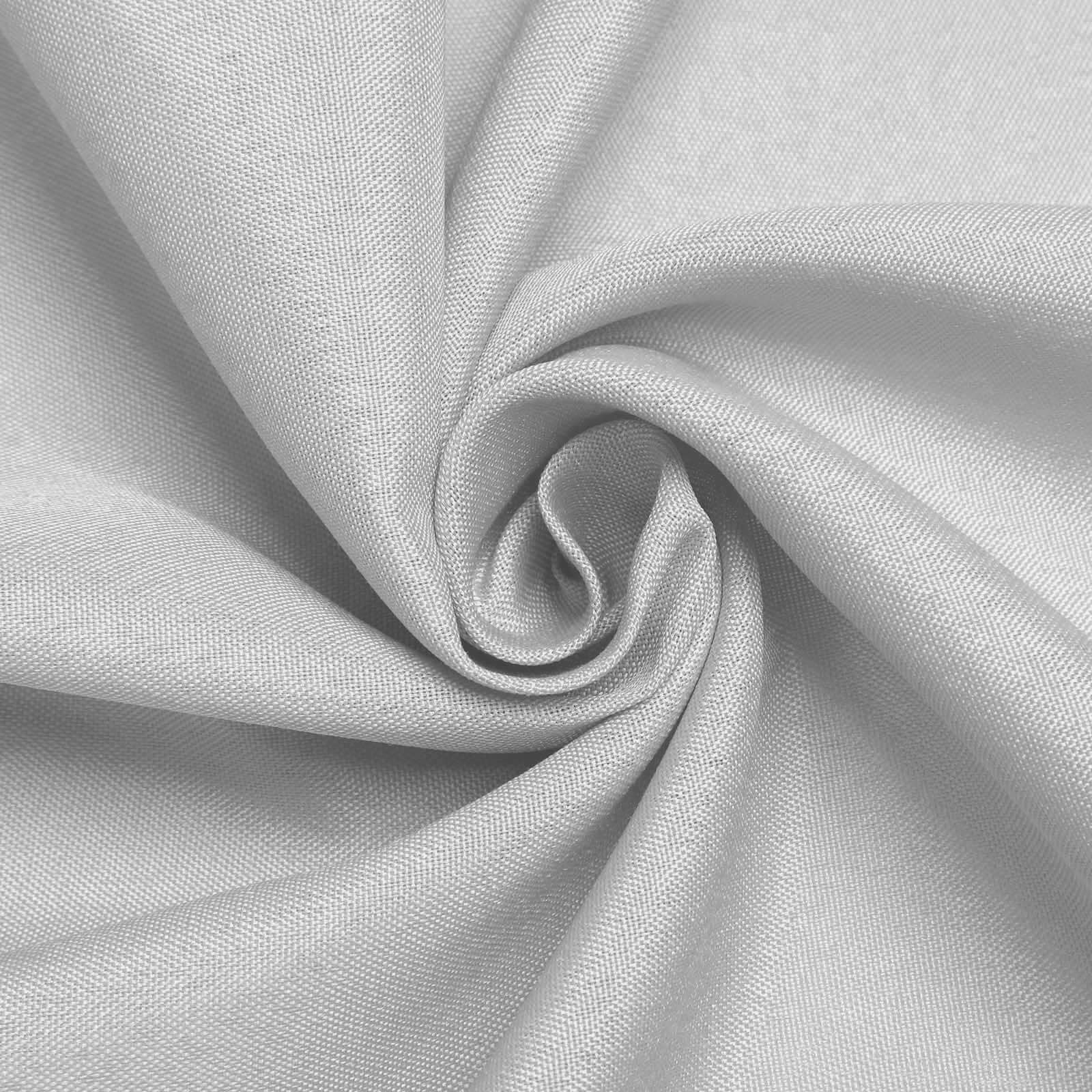 Polyester 54"x54" Table Overlay Square Tablecloth Silver - Wrinkle-Resistant & Durable Table Cover - Image 4