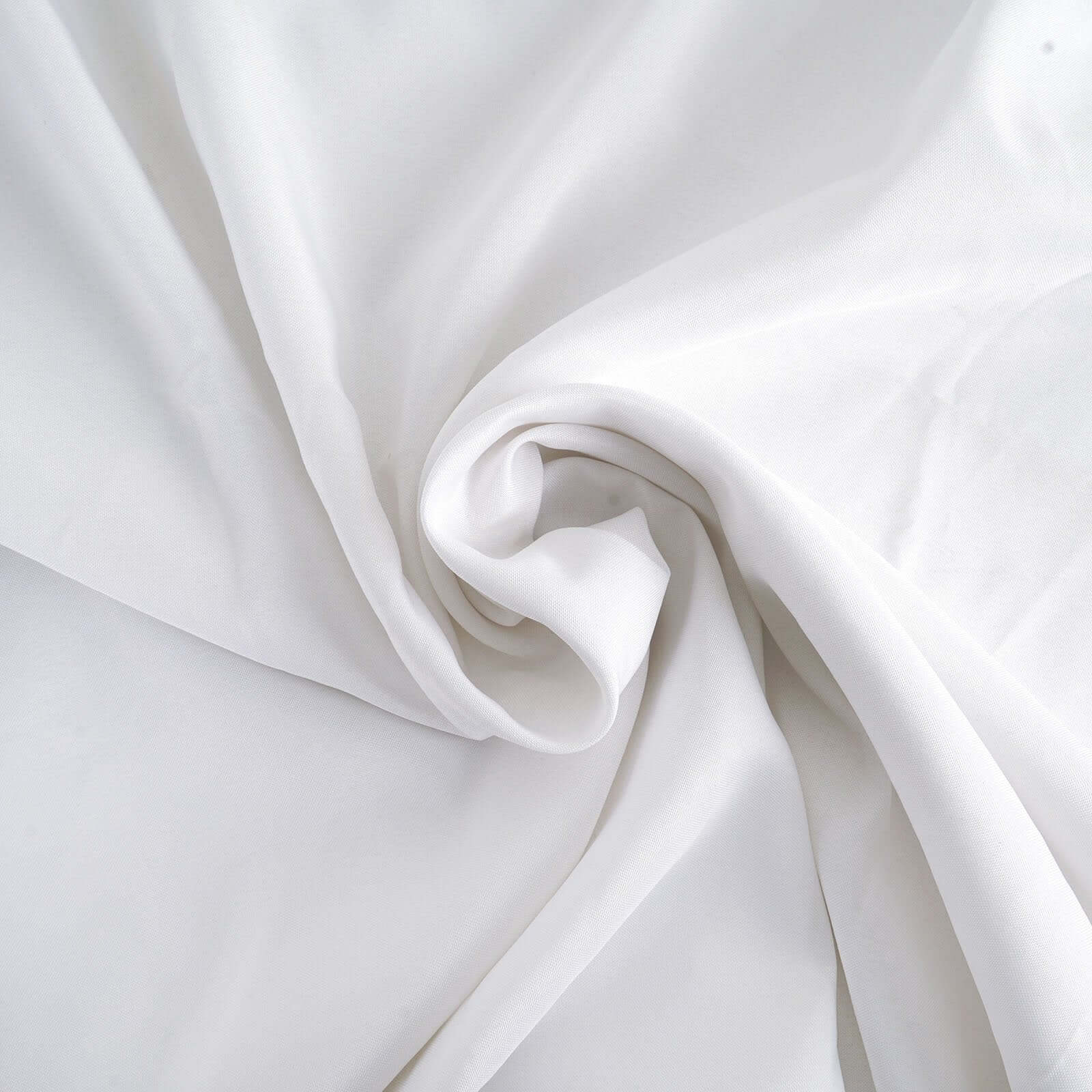 Polyester 54"x54" Table Overlay Square Tablecloth White - Wrinkle-Resistant & Durable Table Cover for Events - Image 5