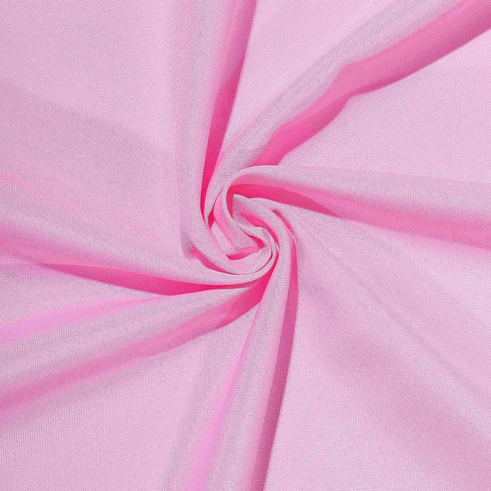 Polyester Square 90"x90" Tablecloth Pink - Wrinkle-Resistant & Durable Table Cover - Image 8