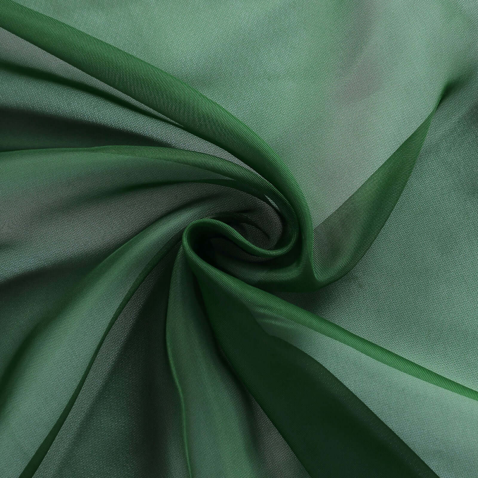Chiffon 6ft Table Runner Hunter Emerald Green - Flowy & Lightweight Table Decor - Image 7