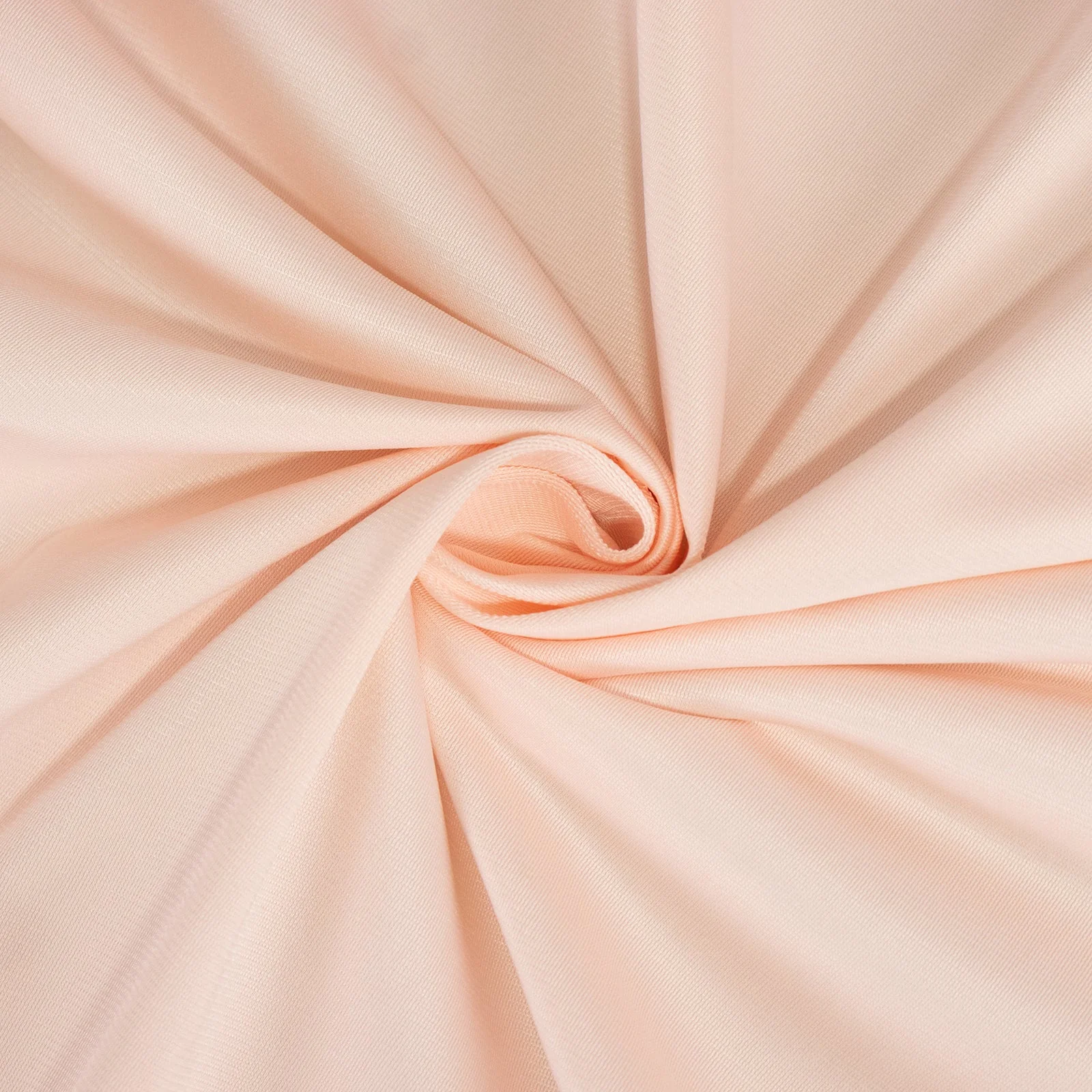 Scuba Round 108" Tablecloth Blush - Wrinkle Free & Stain Resistant Table Cover - Image 8