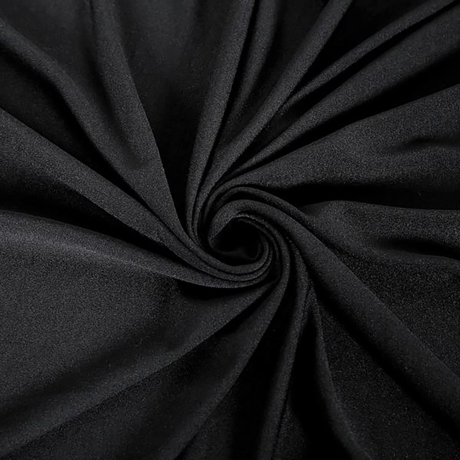 Premium Spandex Chair Cover with Foot Pockets for Banquet Chairs Black - Stretch 220GSM Fitted Slipcover - Image 11