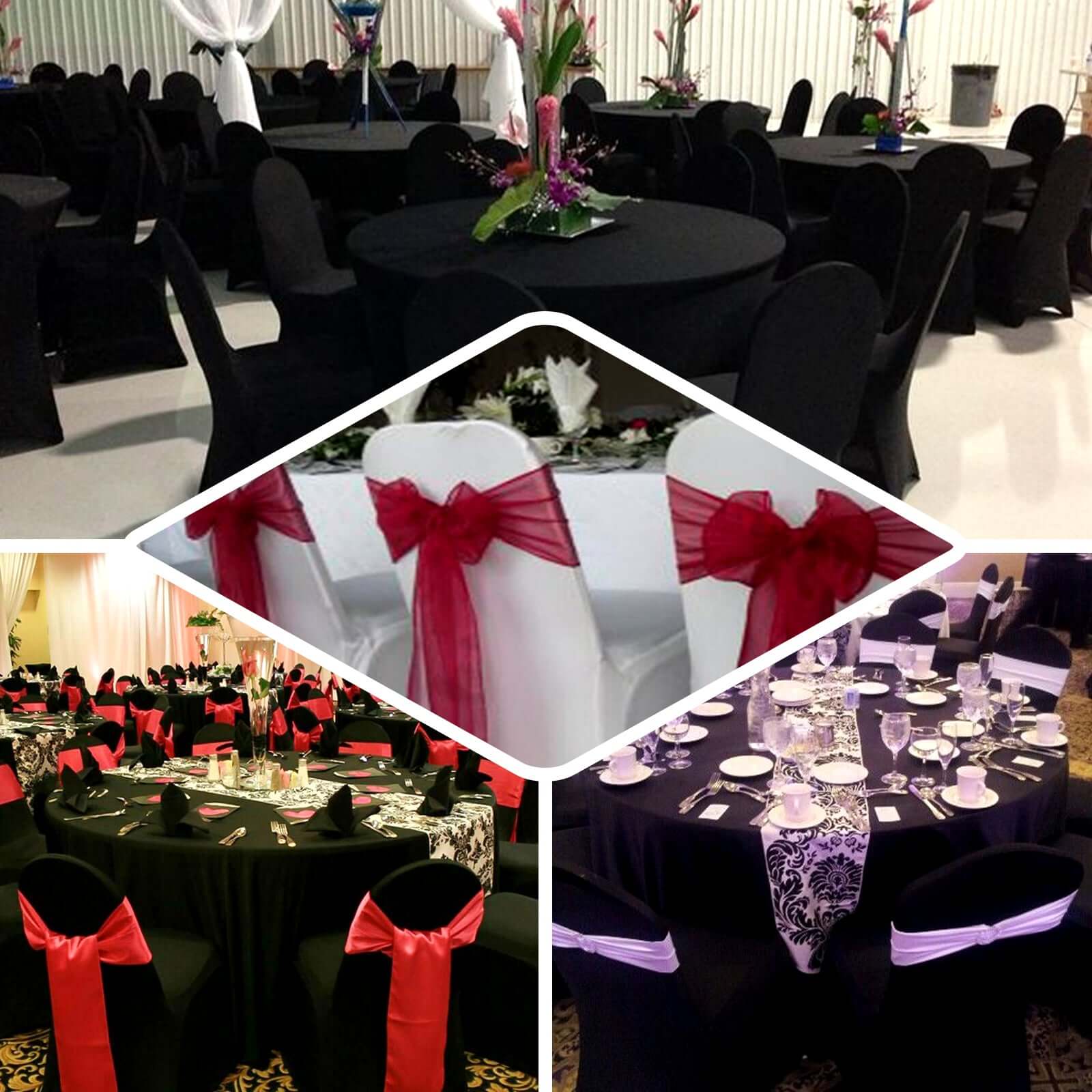Premium Spandex Chair Cover with Foot Pockets for Banquet Chairs Royal Blue - Stretch 220GSM Fitted Slipcover - Image 5