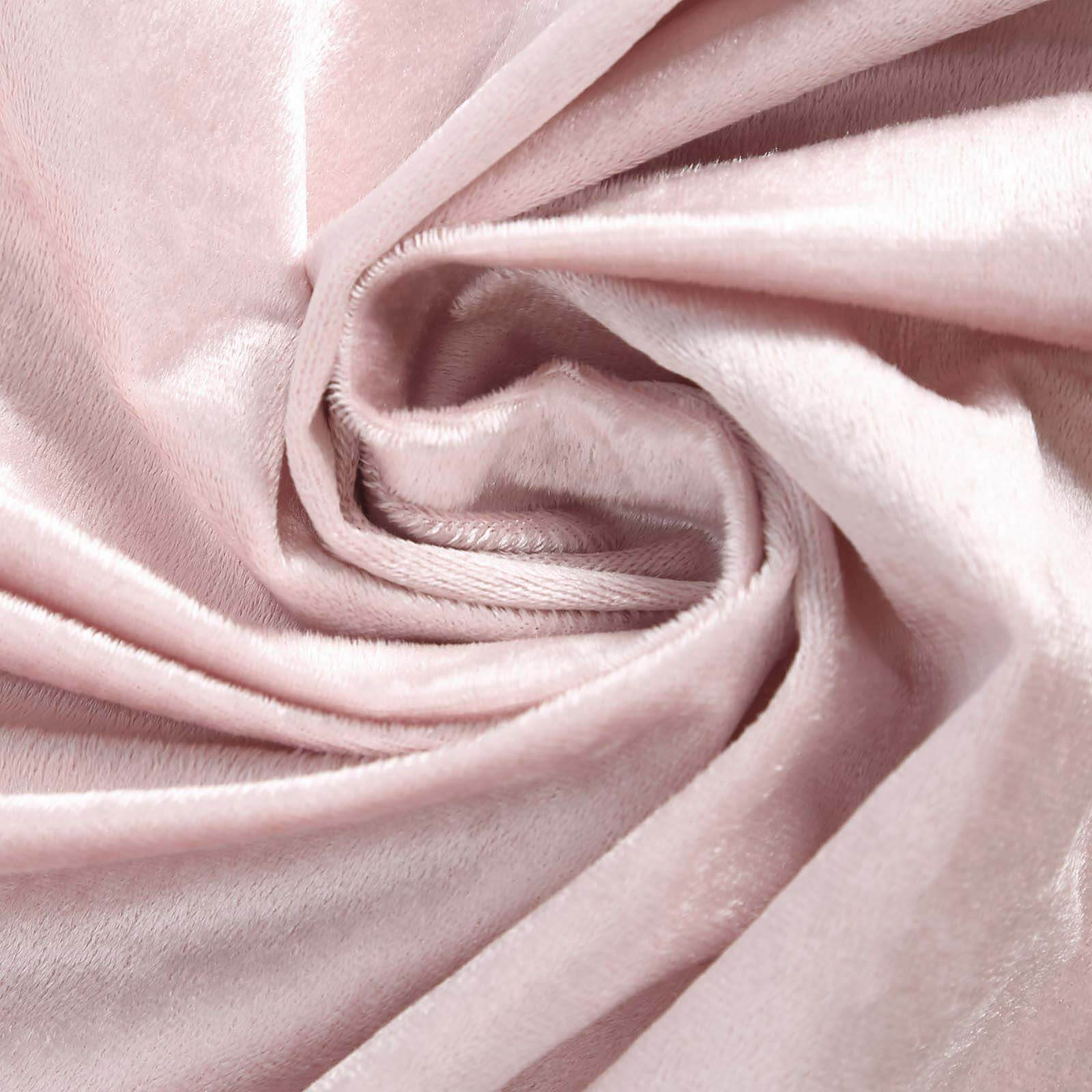 Premium Velvet 90"x132" Rectangle Tablecloth Blush - Reusable Soft & Seamless Table Cover - Image 8