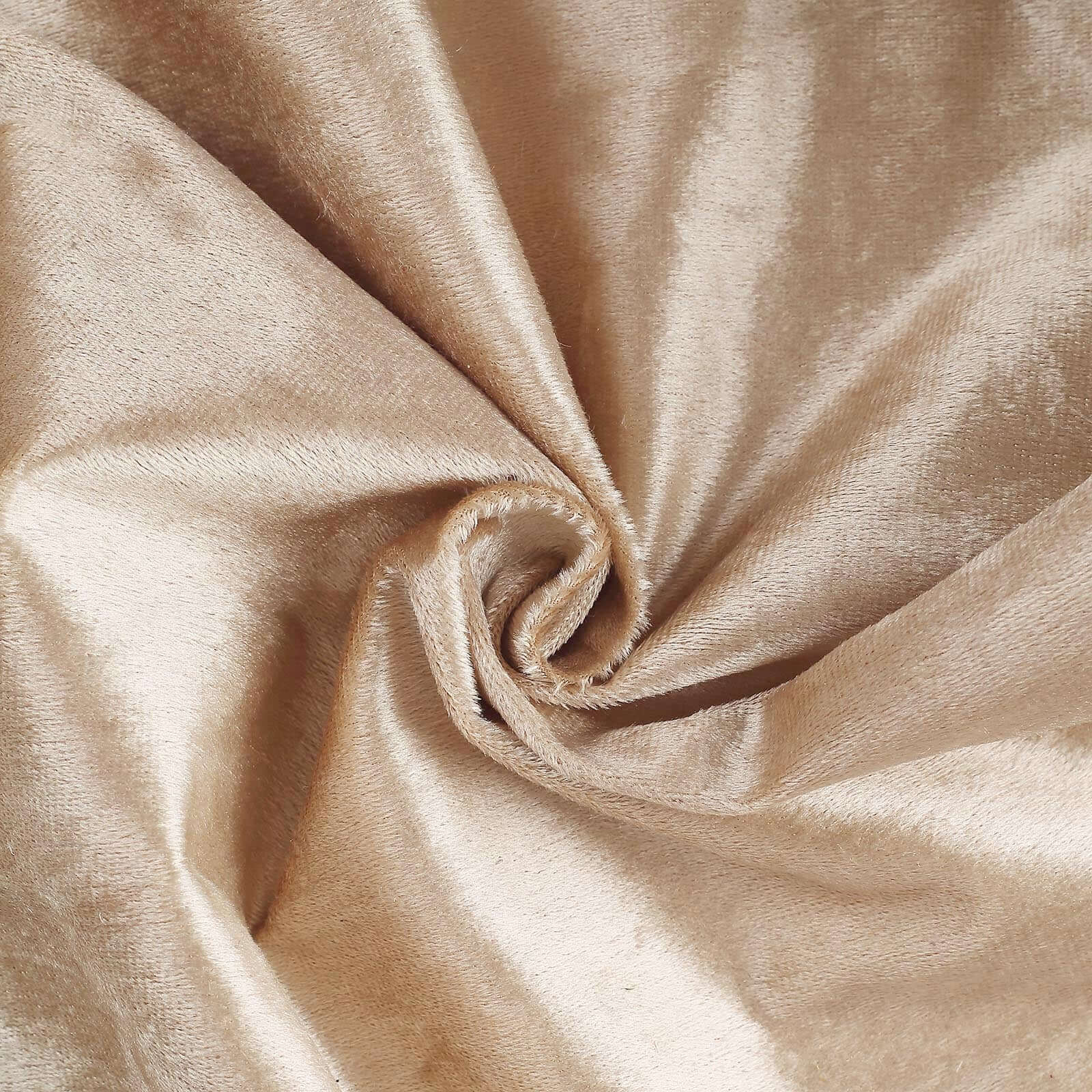 Premium Velvet 90"x156" Rectangle Tablecloth Champagne - Reusable Soft & Seamless Table Cover - Image 8